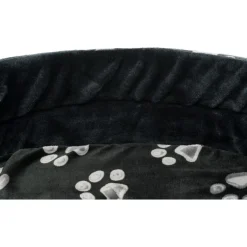 TRIXIE Bett Jimmy, oval, schwarz | 110 x 95 cm
