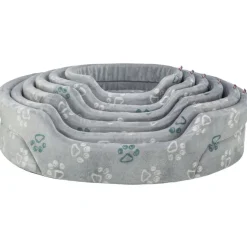 TRIXIE Bett Jimmy Soft, oval, hellgrau | 45 × 35 cm
