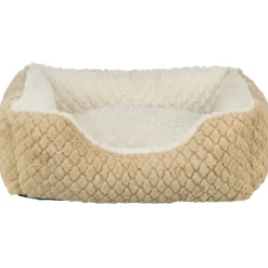 TRIXIE Bett Kaline Mio, eckig, braun/creme | 50 × 40 cm