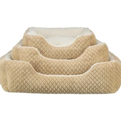 TRIXIE Bett Kaline Mio, eckig, braun/creme | 50 × 40 cm