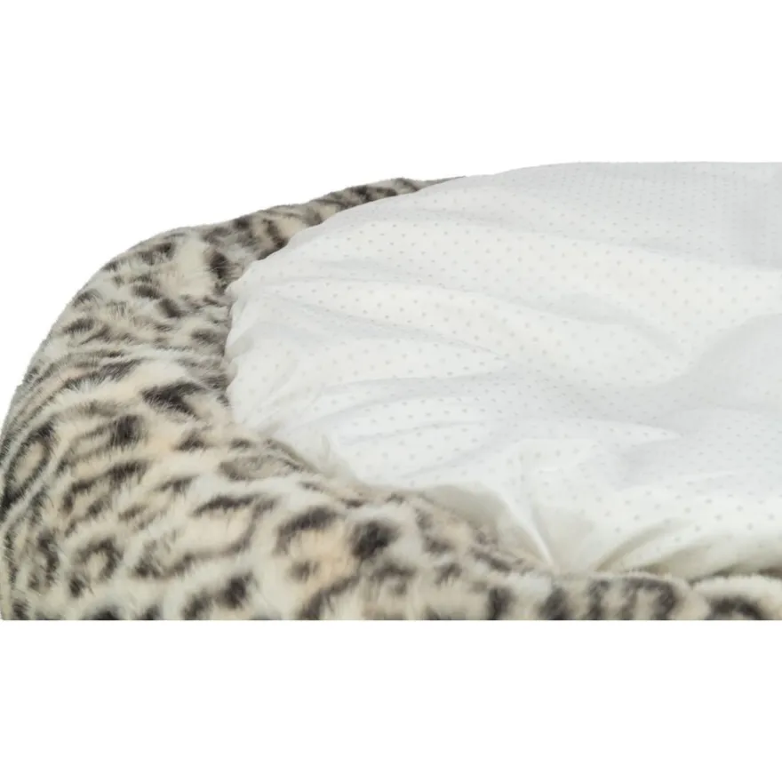 TRIXIE Bett Leo, oval, creme | ø 50 cm