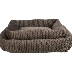 TRIXIE Bett Livia, eckig, braun | 80 × 60 cm