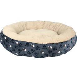 TRIXIE Bett Tammy, rund, blau/beige | ø 70 cm