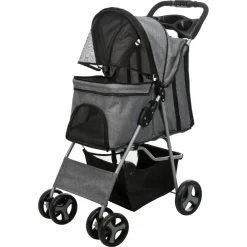 TRIXIE Buggy, grau | 47 x 100 x 80 cm