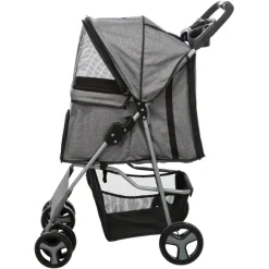 TRIXIE Buggy, grau | 47 x 100 x 80 cm