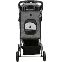 TRIXIE Buggy, grau | 47 x 100 x 80 cm