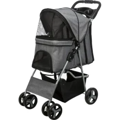 TRIXIE Buggy, grau | 47 x 100 x 80 cm