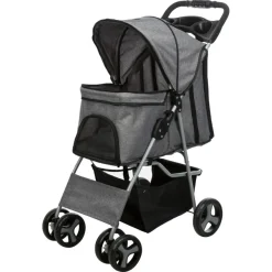 TRIXIE Buggy, grau | 47 x 100 x 80 cm