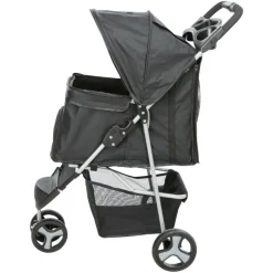 TRIXIE Buggy, schwarz | 47 x 100 x 80 cm