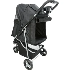 TRIXIE Buggy, schwarz | 47 x 100 x 80 cm