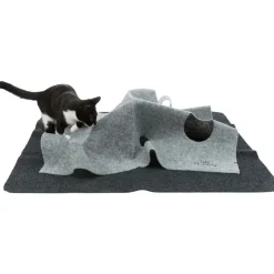TRIXIE Cat Activity Adventure Carpet, Polyester/TPR | 99 x 99 cm