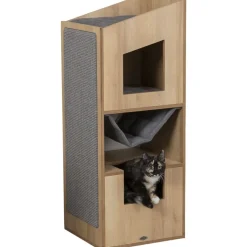 TRIXIE Cat Tower CityStyle, braun/grau | 105 cm