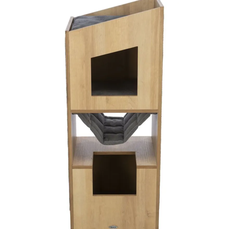 TRIXIE Cat Tower CityStyle, braun/grau | 105 cm