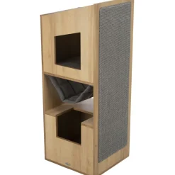 TRIXIE Cat Tower CityStyle, braun/grau | 105 cm