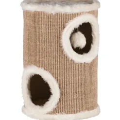 TRIXIE Cat Tower Edoardo, taupe/creme | 50 cm