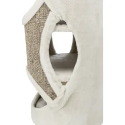 TRIXIE Cat Tower Gracia, lichtgrau/grau-meliert | 85 cm