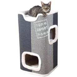 TRIXIE Cat Tower Jorge, anthrazit/lichtgrau/grau | 78 cm