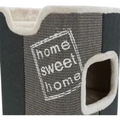 TRIXIE Cat Tower Jorge, anthrazit/lichtgrau/grau | 78 cm