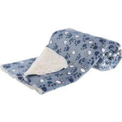 TRIXIE Decke Tammy, blau/beige | 150 × 100 cm