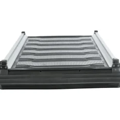 TRIXIE 3-fach Teleskop-Rampe, Aluminium/TPR, schwarz/grau | 40 x 78–175 cm