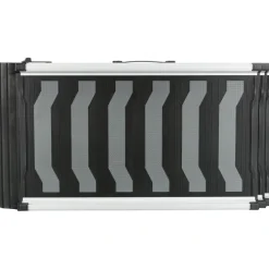 TRIXIE 3-fach Teleskop-Rampe, Aluminium/TPR, schwarz/grau | 40 x 78–175 cm