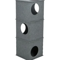 TRIXIE Filz Tower Nele, grau | 38 × 105 × 38 cm