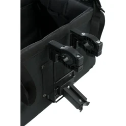 TRIXIE Front-Box für Fahrräder, schwarz/grau | 41 x 26 x 26 cm