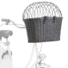 TRIXIE Front-Fahrradkorb, anthrazit | 44 x 41 x 34 cm