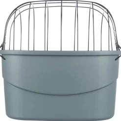 TRIXIE Front-Fahrradkorb, Kunststoff, grau | 42 x 39 x 30 cm