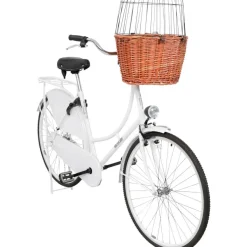 TRIXIE Front-Fahrradkorb, natur | 44 x 48 x 33 cm