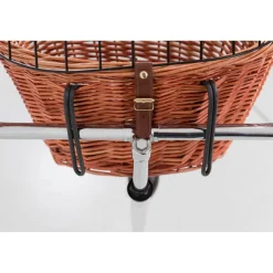 TRIXIE Front-Fahrradkorb, natur | 44 x 48 x 33 cm