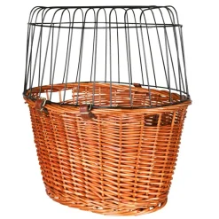 TRIXIE Front-Fahrradkorb, natur | 44 x 48 x 33 cm