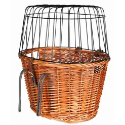 TRIXIE Front-Fahrradkorb, natur | 44 x 48 x 33 cm