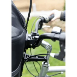 TRIXIE Front-Fahrradkorb, schwarz | 41 x 47 x 29 cm