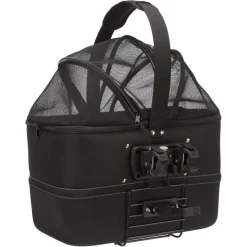 TRIXIE Front-Fahrradkorb, schwarz | 41 x 47 x 29 cm