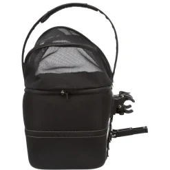 TRIXIE Front-Fahrradkorb, schwarz | 41 x 47 x 29 cm