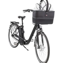 TRIXIE Front-Fahrradkorb, schwarz | 41 x 47 x 29 cm