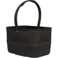 TRIXIE Front-Fahrradkorb, schwarz | 41 x 47 x 29 cm
