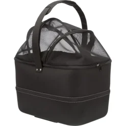 TRIXIE Front-Fahrradkorb, schwarz | 41 x 47 x 29 cm