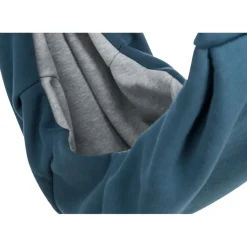 TRIXIE Fronttasche Soft, blau/hellgrau | 22 x 20 x 60 cm
