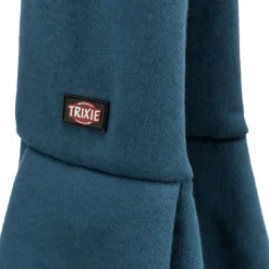 TRIXIE Fronttasche Soft, blau/hellgrau | 22 x 20 x 60 cm