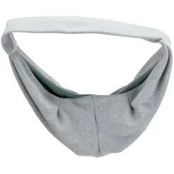 TRIXIE Fronttasche Soft, hellgrau/mint | 22 × 20 × 60 cm
