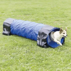 TRIXIE Fun Agility Mini Tunnel, blau, 2m | ø 40 cm