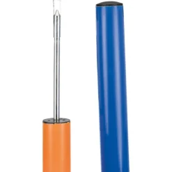 TRIXIE Fun Agility Slalom, Kunststoff, blau/orange, 12 Stück | ø 3 x 115 cm