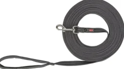 TRIXIE Fusion Schleppleine, gummiert, grafit, 10m | M–XL: 10 m/17 mm