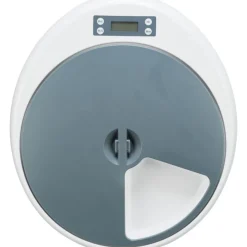 TRIXIE Futterautomat TX4+1, weiß/grau | 5 × 0,25 l/34 × 6 × 39 cm