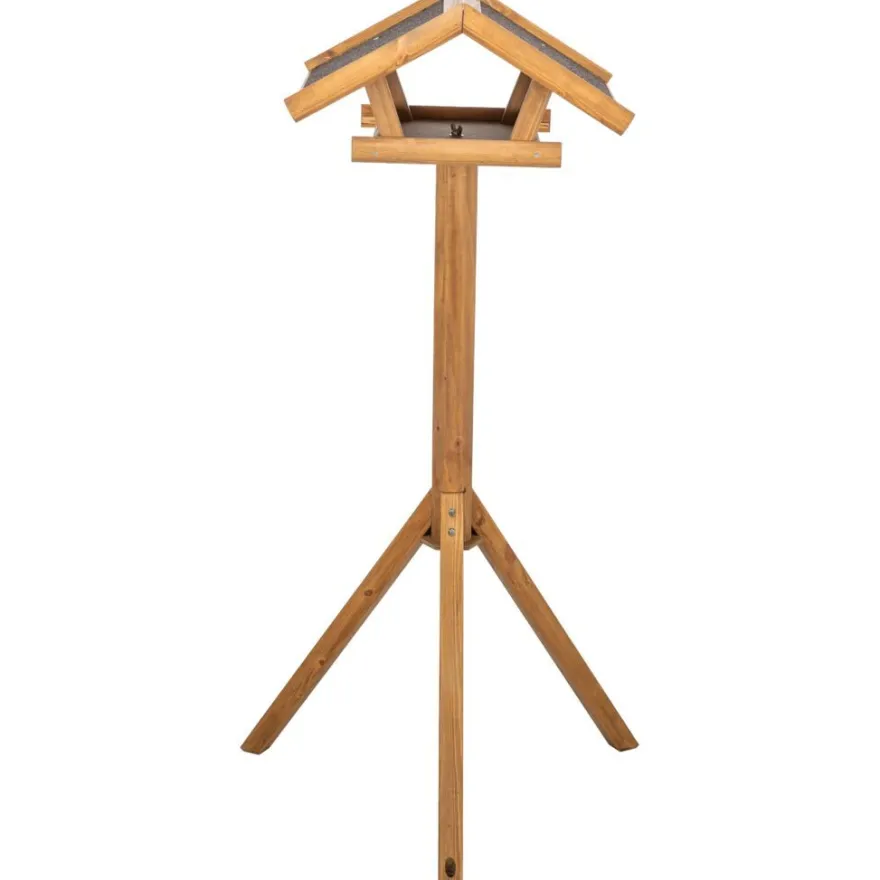 TRIXIE Futterhaus, braun | 46 × 22 × 44 cm/1,15 m