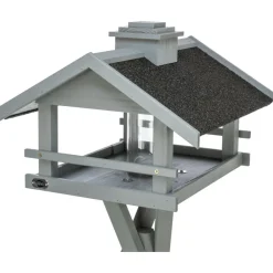 TRIXIE Futterhaus, grau | 49 × 34 × 45 cm/1,34 m