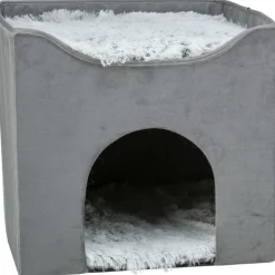 TRIXIE Höhle Harvey, grau/weiß-schwarz | 38 × 38 × 38 cm