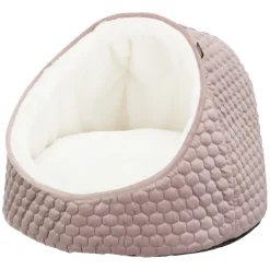 TRIXIE Höhle Livia, altrosa/creme | ø 45 x 33 cm